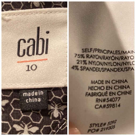 CAbi 5292 Valentina Blazer Plaid/Gingham Jacket Button Closure Long Sleeve Sz 10 - Picture 16 of 16